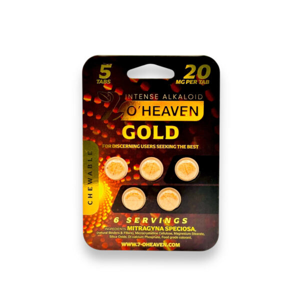 7-O’Heaven Gold Intense Alkaloid Tablets (100mg – 5 Count)